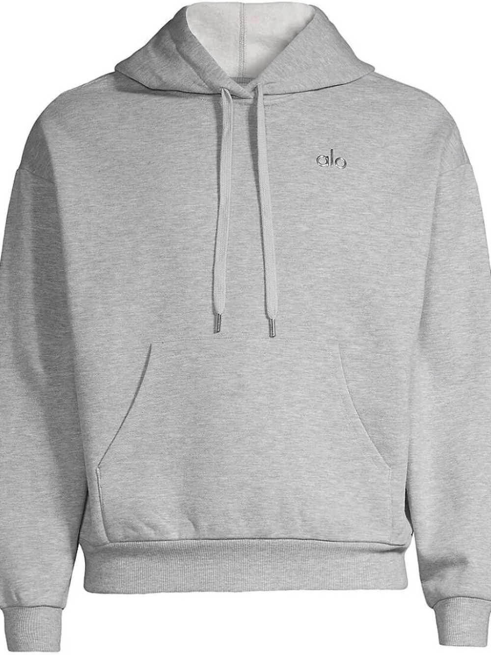 Alo Women’s Light Gray Accolade Pullover Hoodie